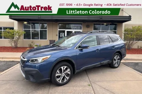 Blue 2021 Subaru Outback Limited for sale in Littleton, CO