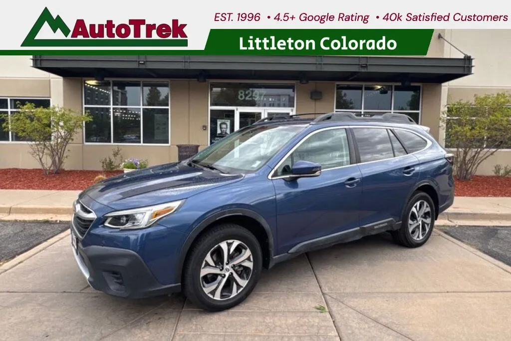 Blue 2021 Subaru Outback Limited for sale in Littleton, CO