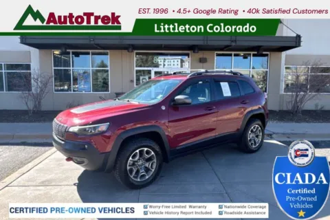 Red 2020 Jeep Cherokee Trailhawk 4x4 for sale in Littleton, CO