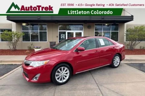 Red 2013 Toyota Camry XLE for sale in Littleton, CO