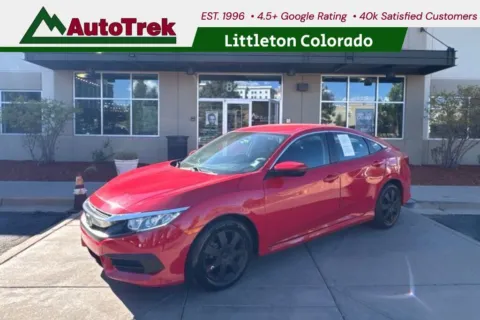 Red 2018 Honda Civic LX for sale in Littleton, CO