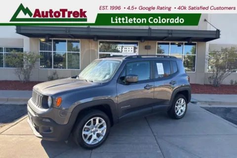 Gray 2018 Jeep Renegade Latitude 4x4 for sale in Littleton, CO