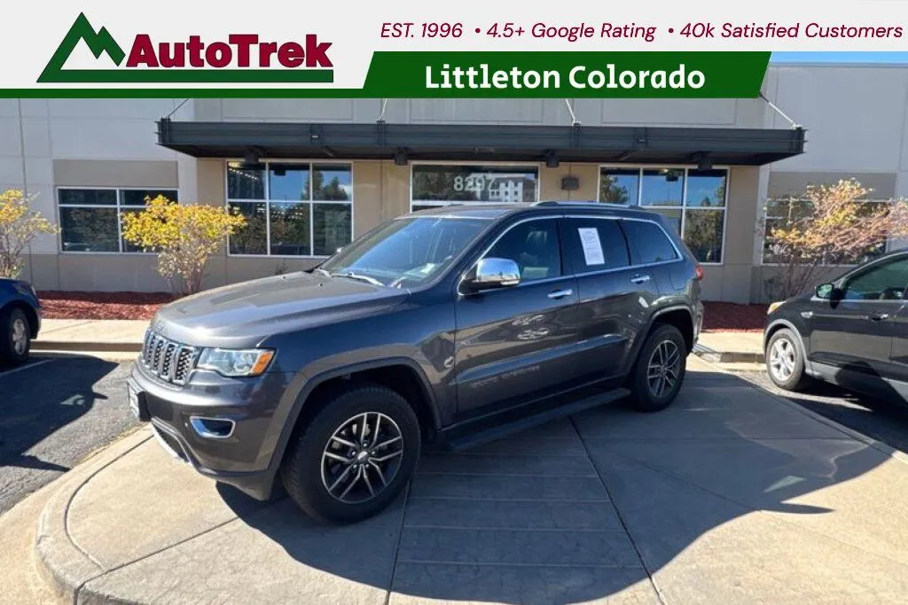 Gray 2018 Jeep Grand Cherokee Limited 4x4 for sale in Littleton, CO