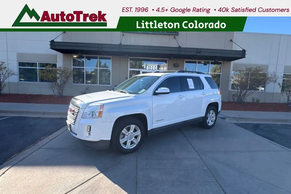White 2015 GMC Terrain SLE-2 for sale in Littleton, CO