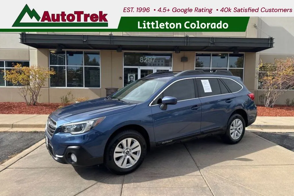 Blue 2019 Subaru Outback 2.5i Premium for sale in Littleton, CO