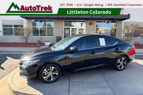 Black 2022 Nissan Sentra SV Xtronic CVT for sale in Littleton, CO