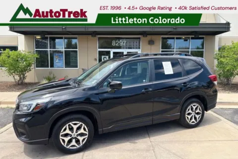 Black 2021 Subaru Forester Premium for sale in Littleton, CO