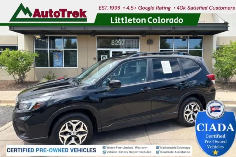 Black 2021 Subaru Forester Premium for sale in Littleton, CO
