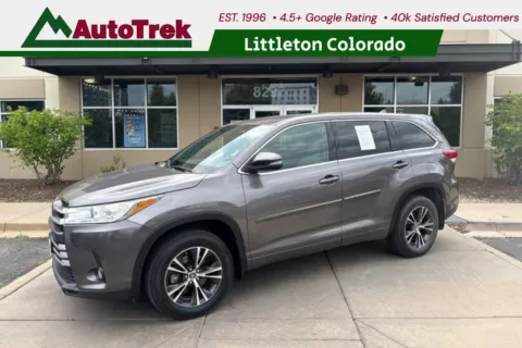 Gray 2018 Toyota Highlander LE for sale in Littleton, CO
