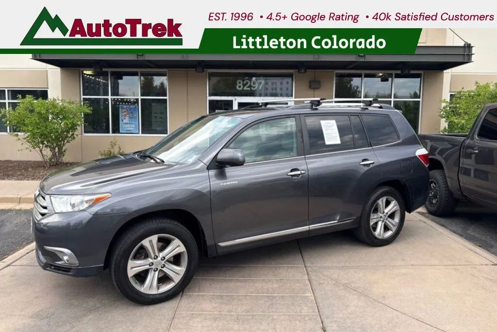 Gray 2013 Toyota Highlander Limited for sale in Littleton, CO