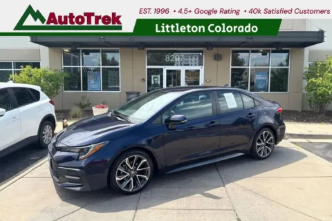 Blue 2022 Toyota Corolla SE for sale in Littleton, CO
