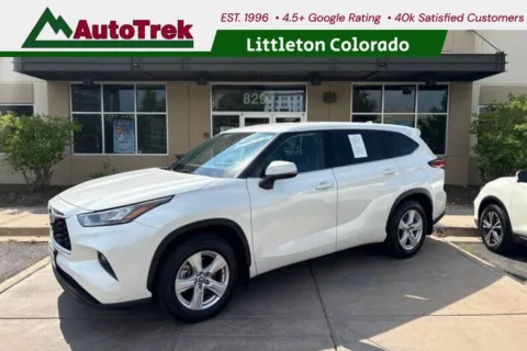 White 2020 Toyota Highlander LE for sale in Littleton, CO