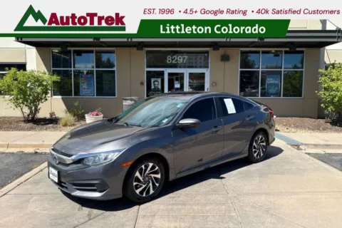 Gray 2016 Honda Civic EX for sale in Littleton, CO