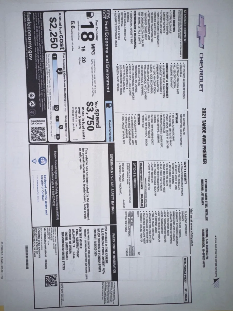 2021 Chevrolet Tahoe Premier - Photo 30