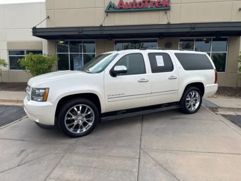 White 2012 Chevrolet Suburban LTZ 1500 for sale in Littleton, CO