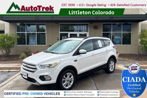 White 2018 Ford Escape SEL for sale in Littleton, CO
