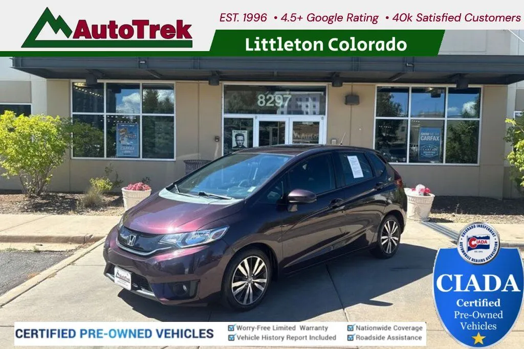 Purple 2015 Honda Fit EX for sale in Littleton, CO