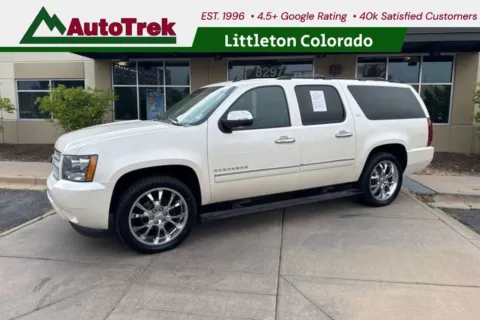 White 2012 Chevrolet Suburban LTZ 1500 for sale in Littleton, CO