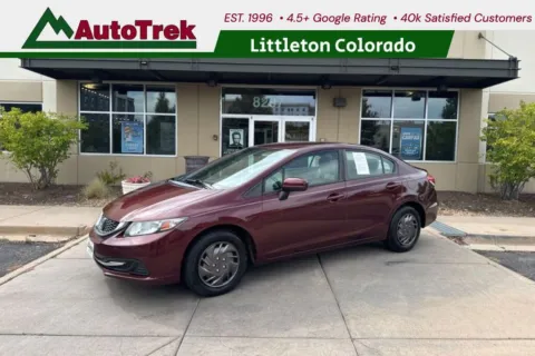 Red 2015 Honda Civic LX for sale in Littleton, CO