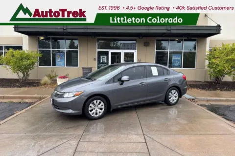 Gray 2012 Honda Civic LX for sale in Littleton, CO