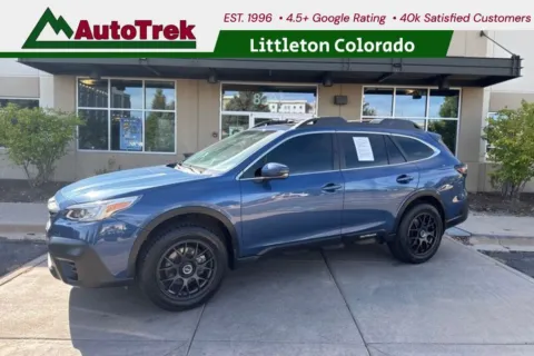 Blue 2022 Subaru Outback Limited for sale in Littleton, CO