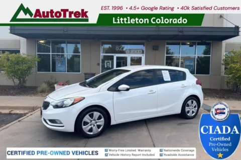 White 2016 Kia Forte LX for sale in Littleton, CO