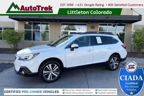 White 2019 Subaru Outback 2.5i Limited for sale in Littleton, CO