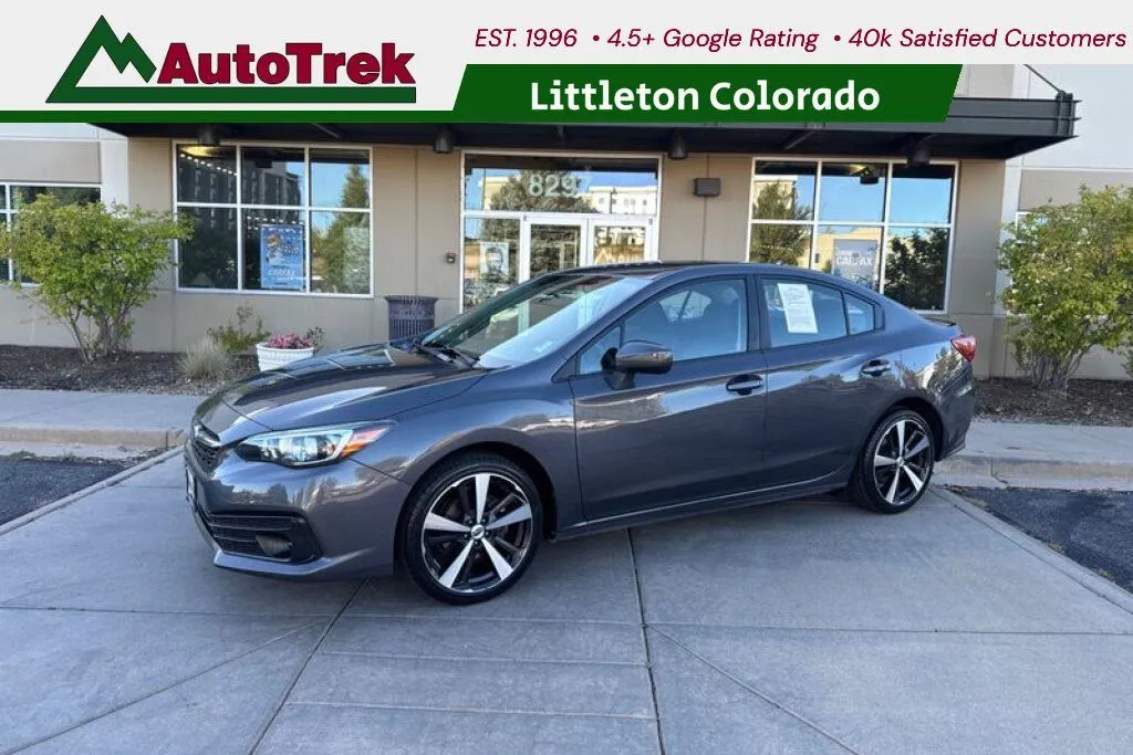 Gray 2021 Subaru Impreza Sedan for sale in Littleton, CO
