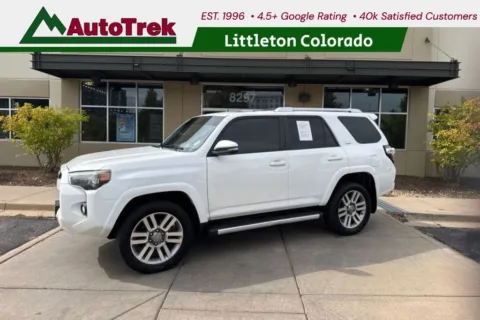 White 2016 Toyota 4Runner SR5 Premium for sale in Littleton, CO