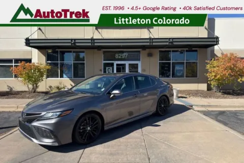 Gray 2021 Toyota Camry XSE V6 for sale in Littleton, CO