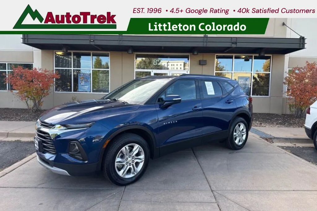 Blue 2022 Chevrolet Blazer AWD 3LT for sale in Littleton, CO