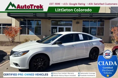 White 2018 Nissan Altima 2.5 SR for sale in Littleton, CO