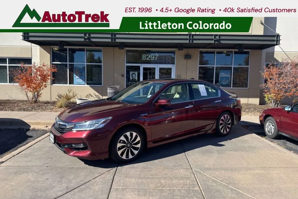 Red 2017 Honda Accord Hybrid Touring for sale in Littleton, CO