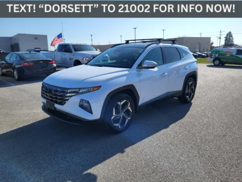 White 2022 Hyundai Tucson Hybrid Limited for sale in Terre Haute, IN