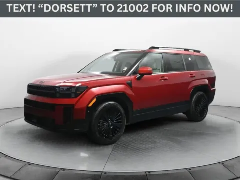 Red 2026 Hyundai Santa Fe Hybrid Calligraphy for sale in Terre Haute, IN