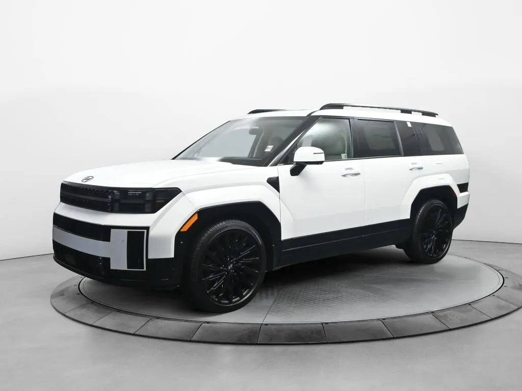 White 2026 Hyundai Santa Fe Calligraphy for sale in Terre Haute, IN