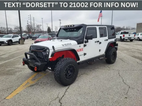 White 2016 Jeep Wrangler Unlimited Sport for sale in Terre Haute, IN