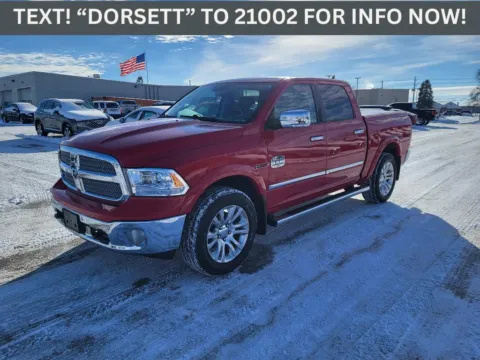 Red 2015 Ram 1500 Laramie Longhorn for sale in Terre Haute, IN