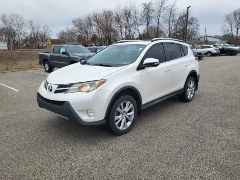 White 2014 Toyota RAV4 Limited for sale in Terre Haute, IN