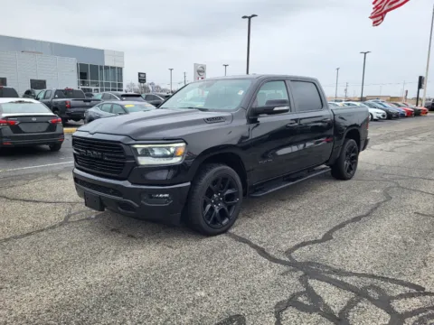 Black 2021 Ram 1500 Sport for sale in Terre Haute, IN