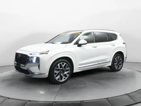 White 2023 Hyundai Santa Fe Calligraphy for sale in Terre Haute, IN