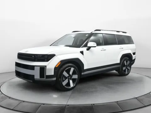 White 2026 Hyundai Santa Fe Hybrid Limited for sale in Terre Haute, IN