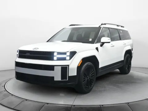 White 2026 Hyundai Santa Fe Hybrid Calligraphy for sale in Terre Haute, IN