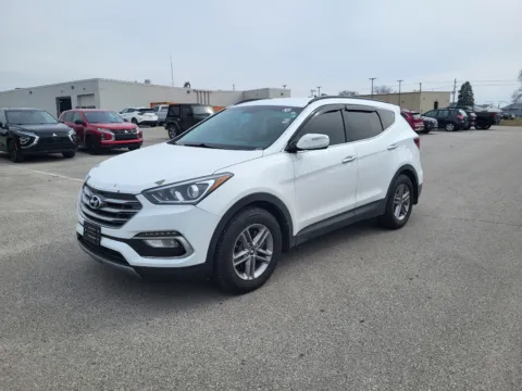 White 2018 Hyundai Santa Fe Sport 2.4L for sale in Terre Haute, IN
