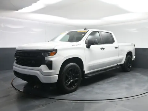 White 2023 Chevrolet Silverado 1500 Custom for sale in Terre Haute, IN