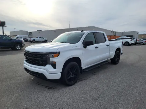 White 2023 Chevrolet Silverado 1500 Custom for sale in Terre Haute, IN
