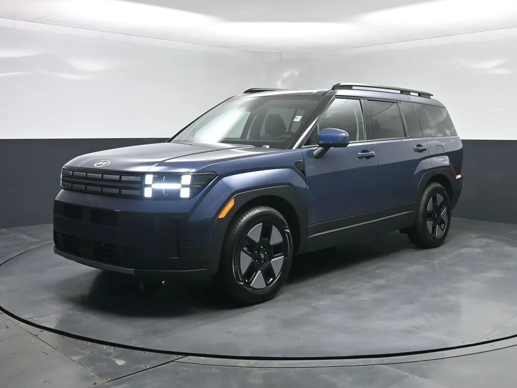 Blue 2026 Hyundai Santa Fe Hybrid SEL for sale in Terre Haute, IN