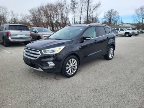 Black 2017 Ford Escape Titanium for sale in Terre Haute, IN