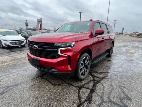 Red 2023 Chevrolet Suburban 1500 RST for sale in Terre Haute, IN