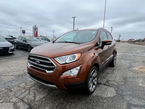 Red 2018 Ford Ecosport Titanium for sale in Terre Haute, IN